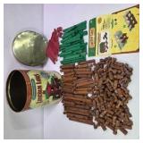 Vintage Lincoln Logs Collectible Classic Toy Building Set with Tin