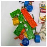 Playskool Original Tinkertoy Super Set with Tube and Instructions