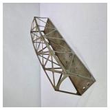 Vintage Metal Model Train Truss Bridge Section