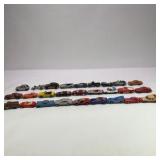 Lot of 27 Die-Cast Toy Cars, Trucks, and Race Vehicles