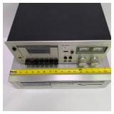 Lot of 2 Vintage Stereo Cassette Decks Sankyo STD-1750 and Yamaha Natural Sound