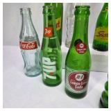 Lot of Vintage Soda Bottles 7UP Squirt Nesbitt’s Like Vernor’s Coca-Cola