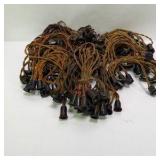 Lot of Vintage Christmas String Lights and Replacement Bulbs