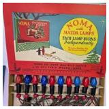 Lot of Vintage Noma Christmas Lights and Tree-Glo Holiday Light Sets