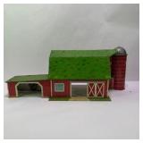 Vintage Marx Modern Farm Set with Barn, Silo, Animals, and Box