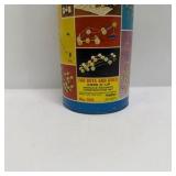 Vintage Tinkertoy Building Set with Tube Container