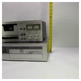Lot of 2 Vintage Stereo Cassette Decks Sankyo STD-1750 and Yamaha Natural Sound