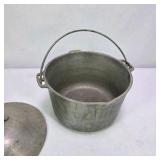 Cast Aluminum Camp Dutch Oven Pot With Lid Bail Handle