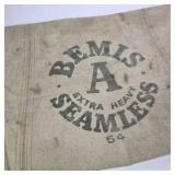 1Lot of Bemis A Seamless Extra Heavy Cloth Seed Sacks 54