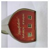 Vintage Friendly Acres Dairy Farm Tin Litho Barn Toy Building