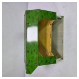 Vintage Lazy-Day Farm Tin Litho Barn Toy Building with Green Roof