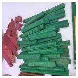 Vintage Lincoln Logs Collectible Classic Toy Building Set with Tin