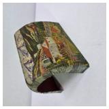 Vintage Tin Litho Model Train Tunnel Mountain Scene Accessory