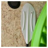 Green Sit-On-Top Kayak with Paddle