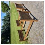 Pair of Wooden Twin Bed Frames with Headboards and Footboards