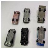 Lot of 13 Die-Cast Toy Cars, Trucks, Police, Taxi, and Race Vehicles