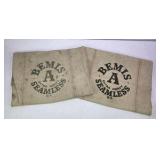 1Lot of Bemis A Seamless Extra Heavy Cloth Seed Sacks 54
