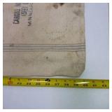 Vintage Crystal Farm Seeds Cloth Seed Sack Carroll Improved Minneapolis Bemis Fulton
