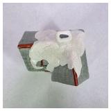 Vintage Lighted Miniature Christmas Village House With Box