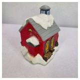 Lighted Ceramic Christmas Bakery House Village Display with Cord and Box