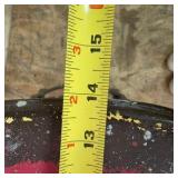 Vintage Cosco Red and Black Step Stool Chair