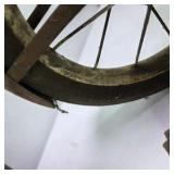 Vintage Child’s Tricycle With Spoked Wheels and Spring Seat