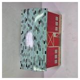 Vintage Tin Litho Springfield Farms Barn Toy Building