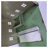 Vintage Friendly Acres Dairy Farm Tin Litho Barn Toy Building