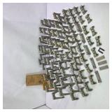 Large Lot of Vintage Metal Erector Set Bridge and Girder Parts