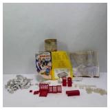 Lot of Vintage American Plastic Bricks and Block City Building Sets