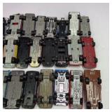 Lot of 27 Die-Cast Toy Cars, Trucks, and Race Vehicles