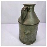 Vintage H.A. McCoy Detroit Metal Dairy Milk Can