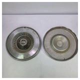 Pair of Vintage Cadillac Wheel Covers Hubcaps Turbine Style