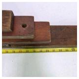 Lot of 6 Vintage Wood Spirit Levels Carpenter Tool Pieces