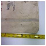 Vintage Crystal Farm Seeds Cloth Seed Sack Carroll Improved Minneapolis Bemis Fulton
