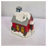 Lighted Ceramic Christmas Bakery House Village Display with Cord and Box