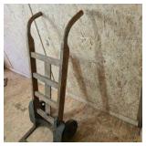 Vintage Wooden Two-Wheel Hand Truck Dolly