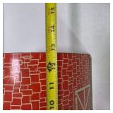 Vintage Friendly Acres Dairy Farm Tin Litho Barn Toy Building