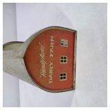 Vintage Friendly Acres Dairy Farm Tin Litho Barn Toy Building