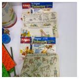 Playskool Original Tinkertoy Super Set with Tube and Instructions
