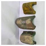 Lot of 3 Vintage Model Train Mountain Tunnel Scenic Landscape Accessories