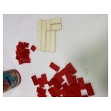 Lot of Vintage American Plastic Bricks and Block City Building Sets