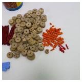 Vintage Tinkertoy Building Set with Tube Container