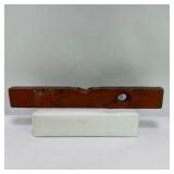 Lot of Vintage Wood Spirit Levels Carpenter Tool Pieces
