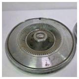 Pair of Vintage Cadillac Wheel Covers Hubcaps Turbine Style