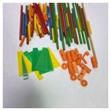 Lot of 2 Vintage Tinkertoy Building Sets with Tubes