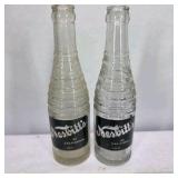 Lot of Clear Glass ACL Soda Bottles Sun Crest NuGrape Nesbitt’s Mascot