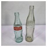 Lot of Vintage Soda Bottles 7UP Squirt Nesbitt’s Like Coca-Cola Green Glass