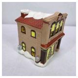 Vintage Lighted Miniature Christmas Village General Store With Box