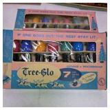 Lot of Vintage Noma Christmas Lights and Tree-Glo Holiday Light Sets